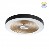 7753/25L MITRA LED SN 093 Светильник пластик/белый/черный/золотой LED 25Вт 4000K D400 IP54 QUANTUM