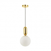 4669/1 PENDANT ODL20 471 золотой/белый Подвес E27 1*40W (тип лампы СВЕЧА ) 220V OKIA