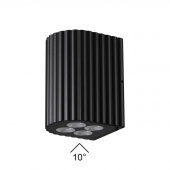 7127/8WL NATURE ODL25 Фасадный светильник черный/металл IP54 LED 8W 10°  220-240V GLENN