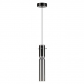 5058/5L PENDANT ODL24 459 черный/дымчатый/металл/стекло Подвес LED 5W 3000K SCROW
