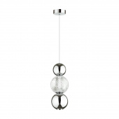5007/7LA L-VISION ODL23 589 хром/прозрачный/металл/акрил Подвес LED 7W 4000K 300Лм CRYSTAL