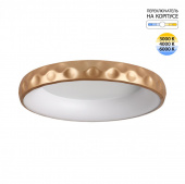 7771/56L AVRA LED SN 023 Светильник металл/белый/золотой LED 56Вт 3000/4000/6000K D500 IP43 ССТ LACUNA
