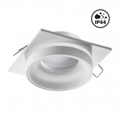 370785 SPOT NT21 528 белый Светильник встраиваемый влагозащищенный IP44 GU10 9W 220V WATER