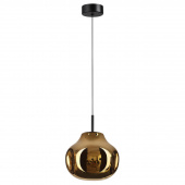 5097/4LA PENDANT ODL25 421 черный/золотой/металл/стекло Подвес LED 4W 4000K 388Лм VASO