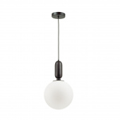 4671/1 PENDANT ODL20 471 черный/белый Подвес E27 1*40W (тип лампы СВЕЧА ) 220V OKIA