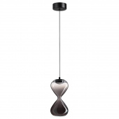 5092/4L PENDANT ODL25 415 черный/прозрачн/дымчатый градиент/металл/стекло Подвес LED 4W 4000K 388Лм GLESSI
