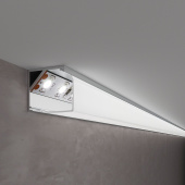 LL-2-ALP009 / Квадратный угловой алюминиевый профиль для LED ленты (под ленту до 10mm)