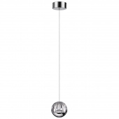 5100/5L L-VISION ODL25 хром/прозрачный/акрил Подвес "2 в 1" LED 5W 4000K 300Лм SONO