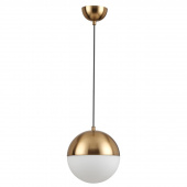 4960/1A PENDANT ODL22 471 античн.бронза/металл/белый/стекло Подвес E27 1*40W PINGA